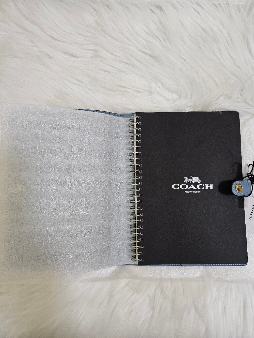 Coach Notebook with Gingham Print - Picture 7 of 14